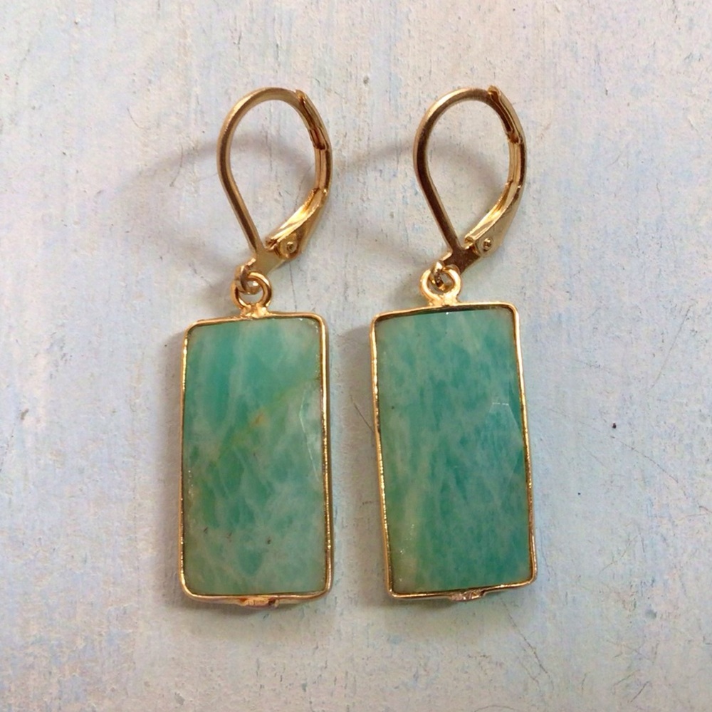 Amazonite Earrings Sundance Charm - Picture 2 of 8